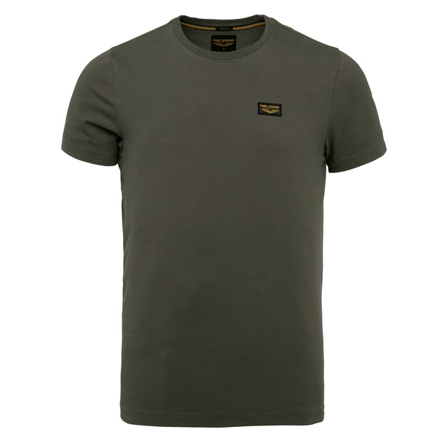 PME LEGEND T-Shirt mit Logobadge