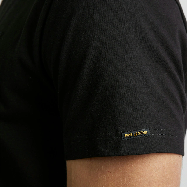 PME LEGEND T-Shirt mit Logobadge