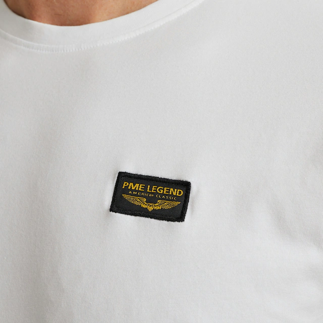 PME LEGEND T-Shirt mit Logobadge