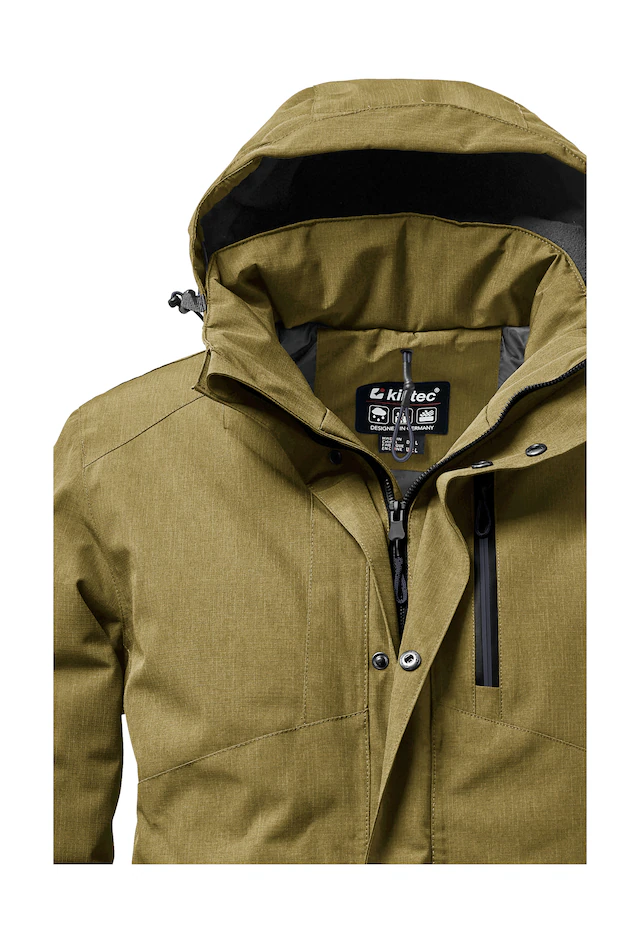 Killtec Outdoorjacke »KOW 161 MN JCKT« Wasser- und winddichte Funktionsjacke mit abnehmbarer Kapuze