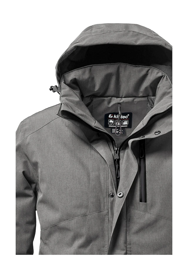 Killtec Outdoorjacke »KOW 161 MN JCKT« Wasser- und winddichte Funktionsjacke mit abnehmbarer Kapuze