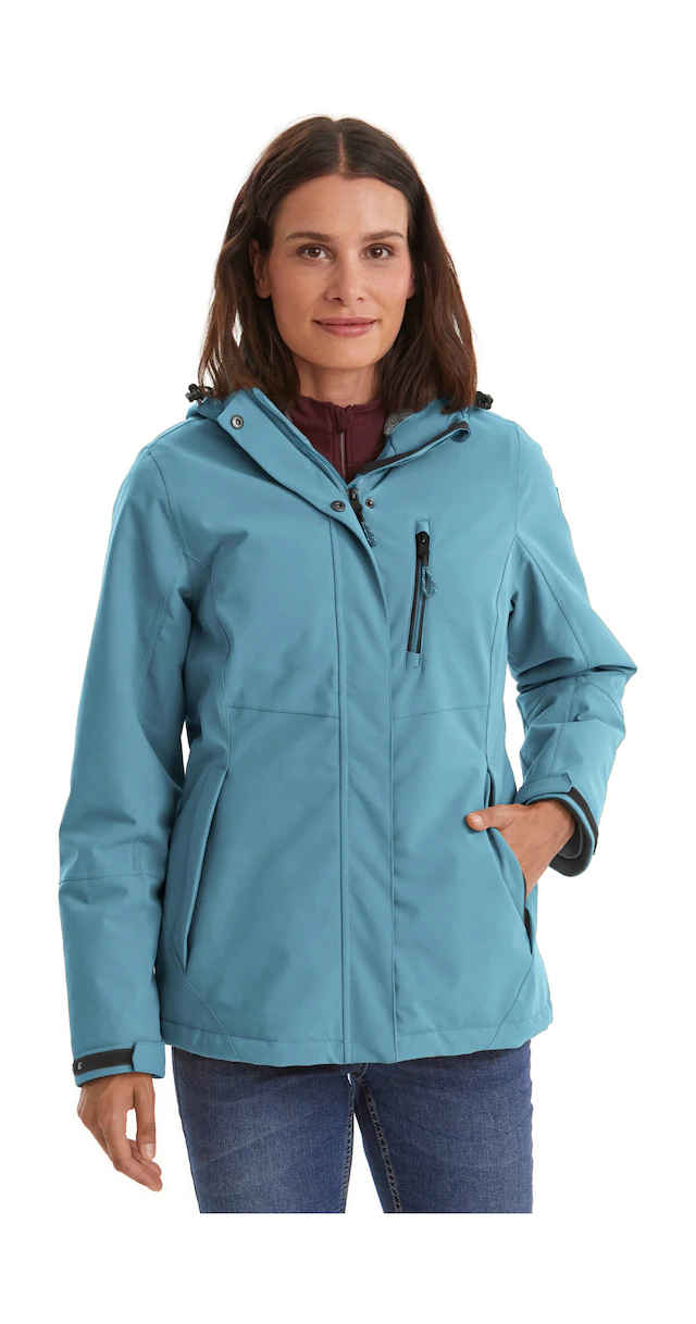 Killtec Outdoorjacke »KOW 140 WMN JCKT« Wasserdichte Damenjacke, atmungsaktiv, abnehmbare Kapuze
