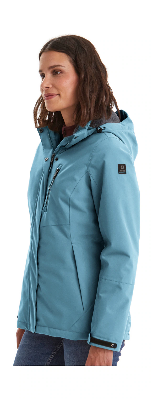 Killtec Outdoorjacke »KOW 140 WMN JCKT« Wasserdichte Damenjacke, atmungsaktiv, abnehmbare Kapuze