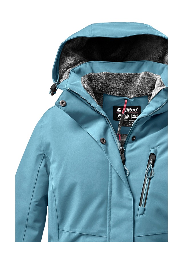 Killtec Outdoorjacke »KOW 140 WMN JCKT« Wasserdichte Damenjacke, atmungsaktiv, abnehmbare Kapuze