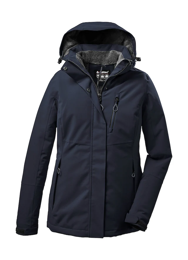 Killtec Outdoorjacke »KOW 140 WMN JCKT« Wasserdichte Damenjacke, atmungsaktiv, abnehmbare Kapuze