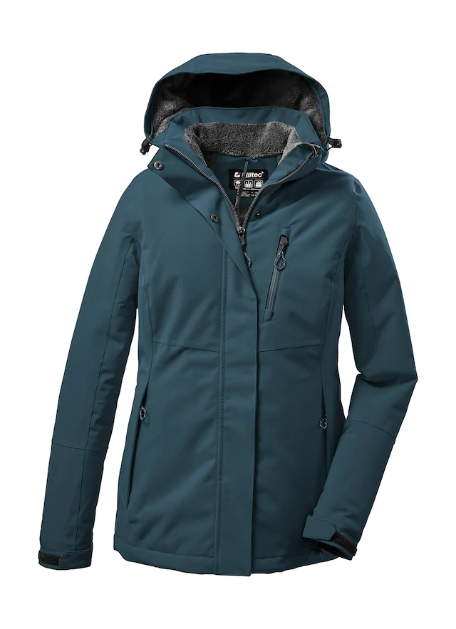 Killtec Outdoorjacke »KOW 140 WMN JCKT« Wasserdichte Damenjacke, atmungsaktiv, abnehmbare Kapuze