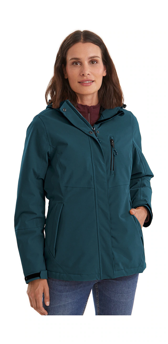 Killtec Outdoorjacke »KOW 140 WMN JCKT« Wasserdichte Damenjacke, atmungsaktiv, abnehmbare Kapuze