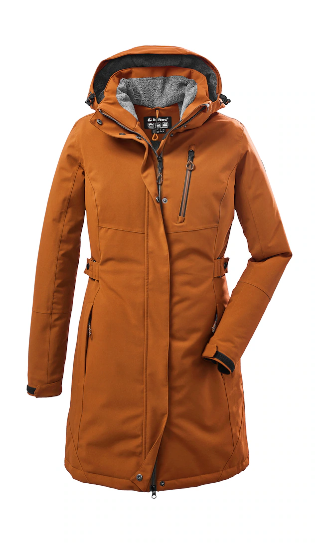 Killtec Parka »KOW 165 WMN PRK« Wasser- und winddichter Parka mit Teddyfleece und abnehmbarer Kapuze