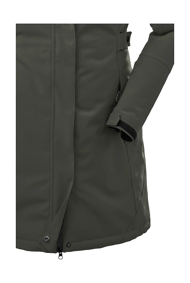 Killtec Parka »KOW 165 WMN PRK« Wasser- und winddichter Parka mit Teddyfleece und abnehmbarer Kapuze