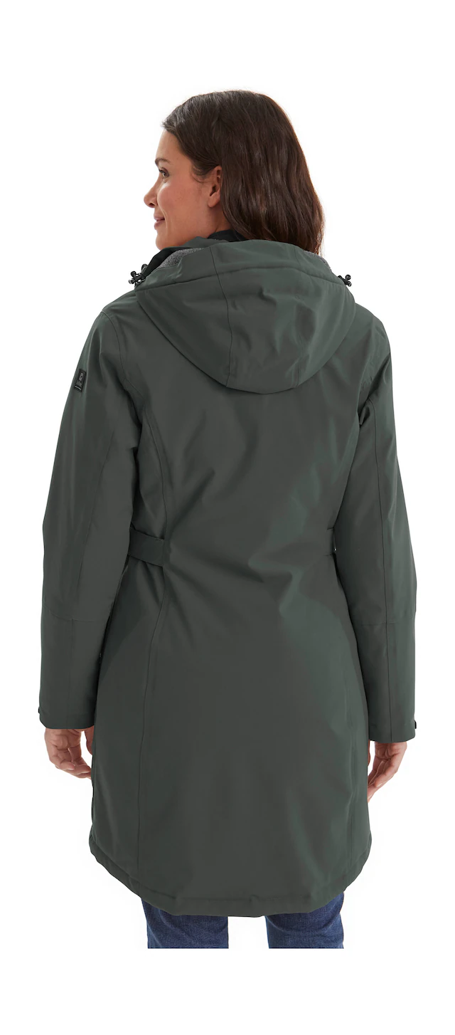 Killtec Parka »KOW 165 WMN PRK« Wasser- und winddichter Parka mit Teddyfleece und abnehmbarer Kapuze