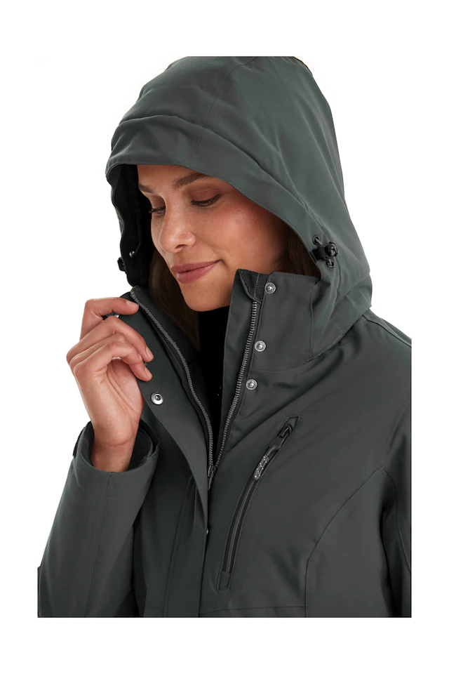 Killtec Parka »KOW 165 WMN PRK« Wasser- und winddichter Parka mit Teddyfleece und abnehmbarer Kapuze