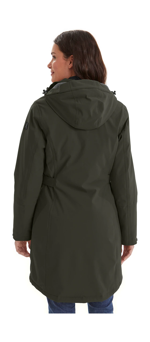 Killtec Parka »KOW 165 WMN PRK« Wasser- und winddichter Parka mit Teddyfleece und abnehmbarer Kapuze