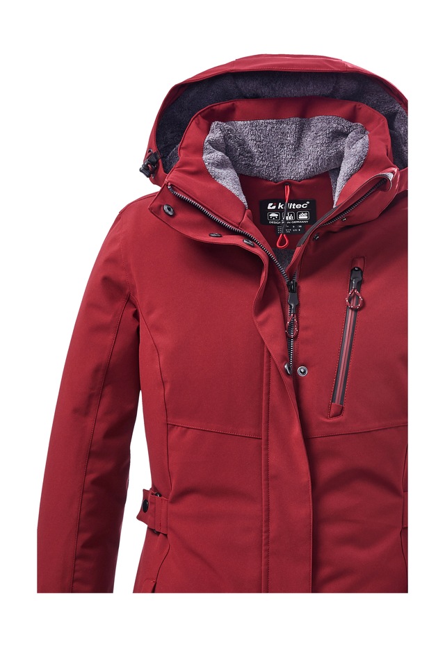 Killtec Parka »KOW 165 WMN PRK« Wasser- und winddichter Parka mit Teddyfleece und abnehmbarer Kapuze
