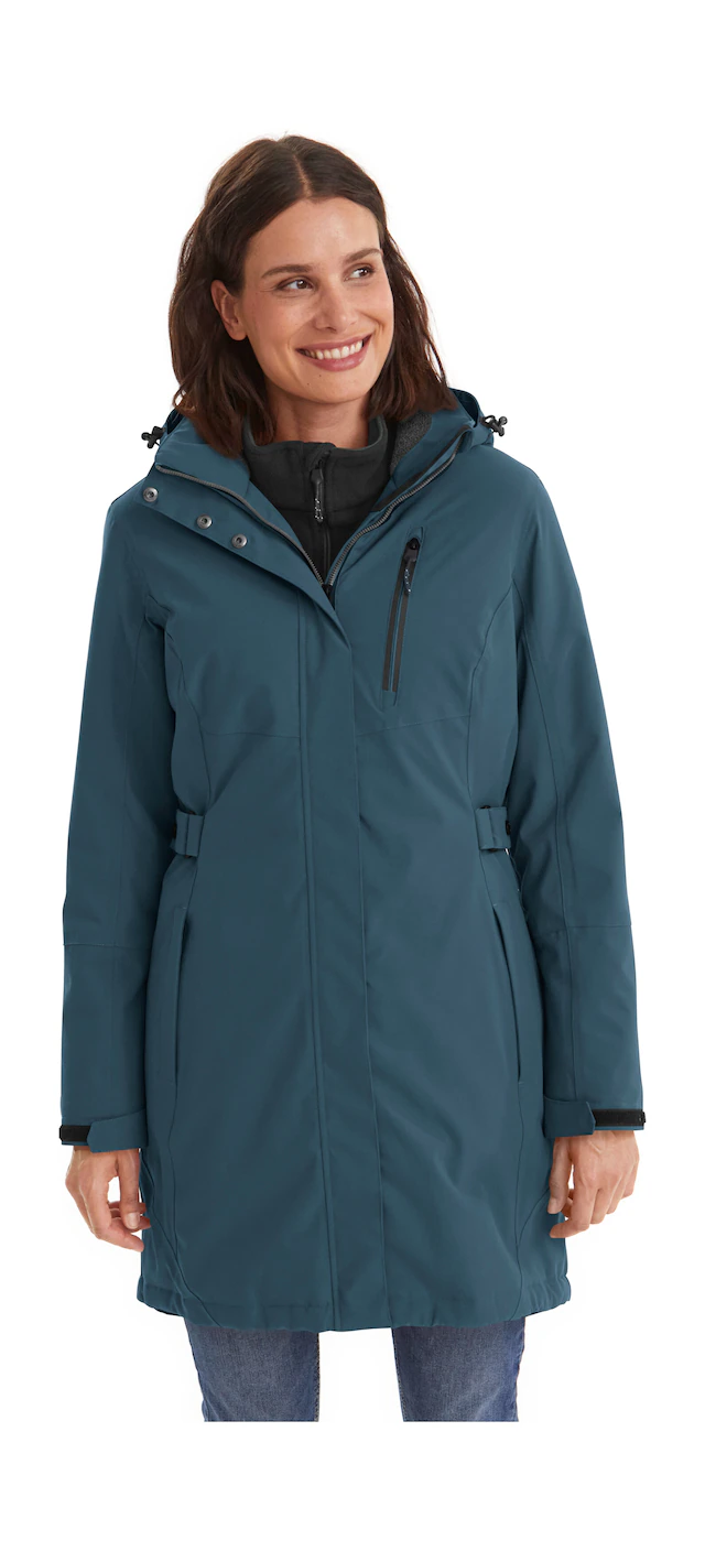 Killtec Parka »KOW 165 WMN PRK« Wasser- und winddichter Parka mit Teddyfleece und abnehmbarer Kapuze