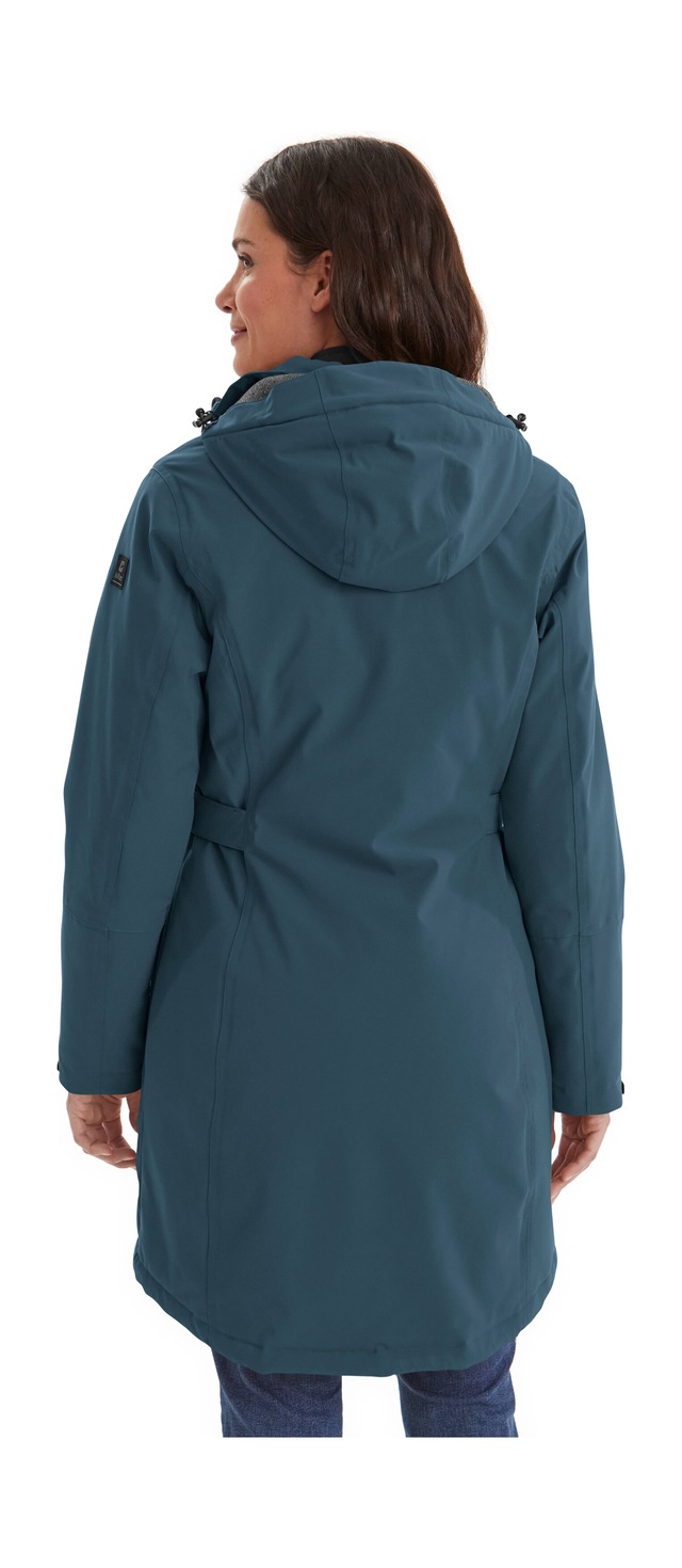 Killtec Parka »KOW 165 WMN PRK« Wasser- und winddichter Parka mit Teddyfleece und abnehmbarer Kapuze