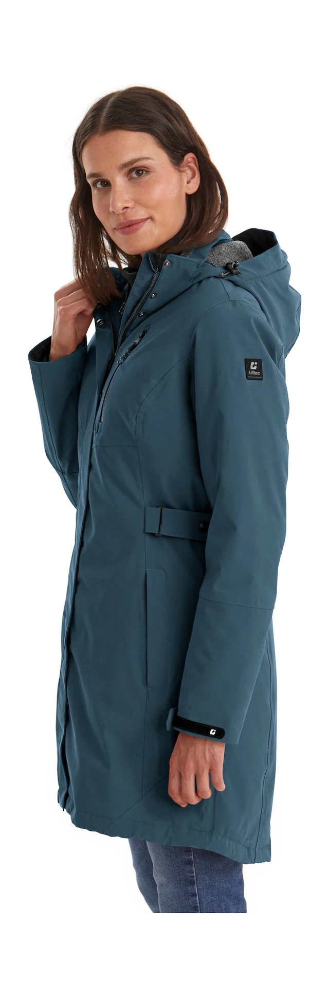 Killtec Parka »KOW 165 WMN PRK« Wasser- und winddichter Parka mit Teddyfleece und abnehmbarer Kapuze