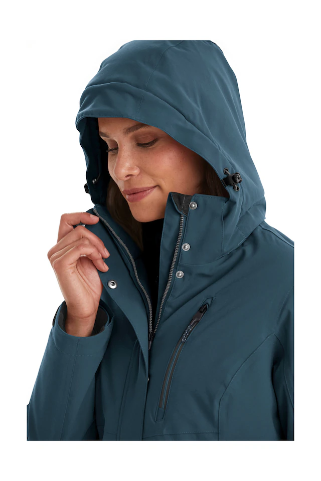 Killtec Parka »KOW 165 WMN PRK« Wasser- und winddichter Parka mit Teddyfleece und abnehmbarer Kapuze