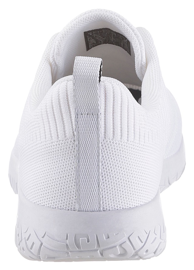 Tommy Hilfiger Sneaker »CORPORATE KNIT RIB RUNNER« , Freizeitschuh, Halbschuh, Schnürschuh mit seitlicher Logoflagge