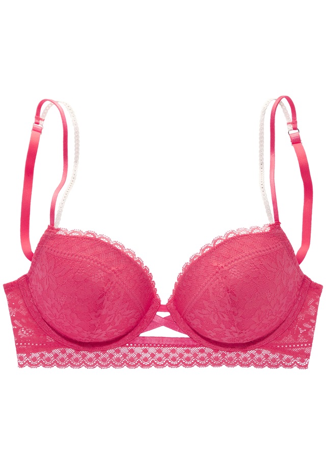 Vivance by Lascana Push-up-BH »Viola« mit Spitze aus anteilig recyceltem Polyamid, sexy Dessous