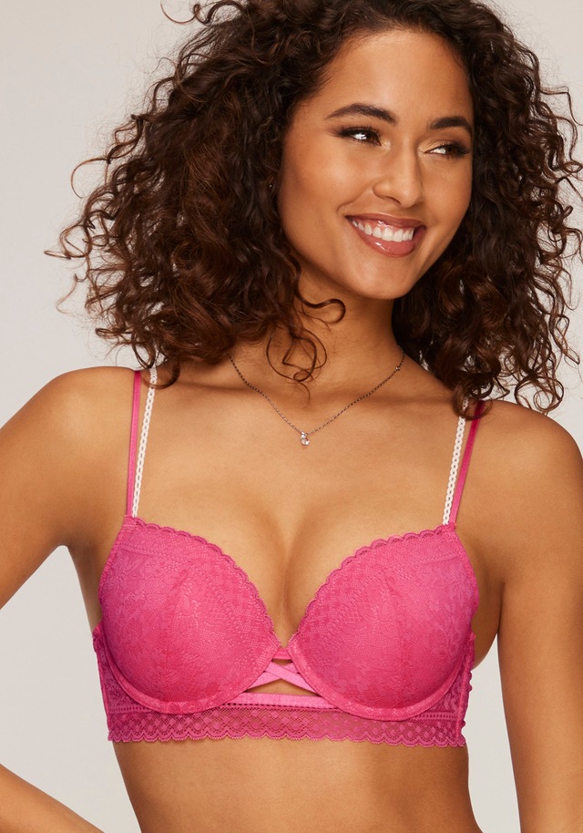 Vivance by Lascana Push-up-BH »Viola« mit Spitze aus anteilig recyceltem Polyamid, sexy Dessous