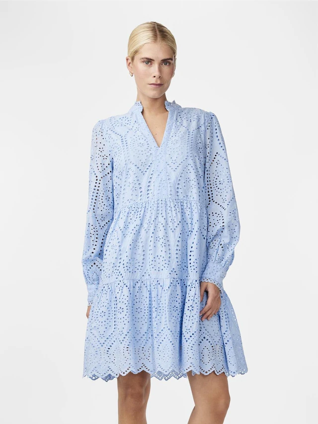 Y.A.S Blusenkleid »YASHOLI LS DRESS S. NOOS« Sommerkleid,