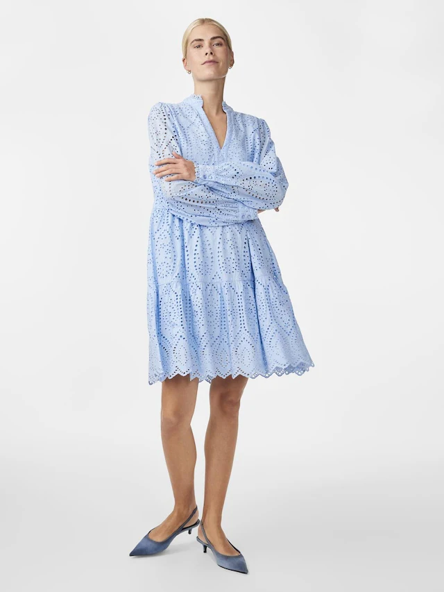 Y.A.S Blusenkleid »YASHOLI LS DRESS S. NOOS« Sommerkleid,