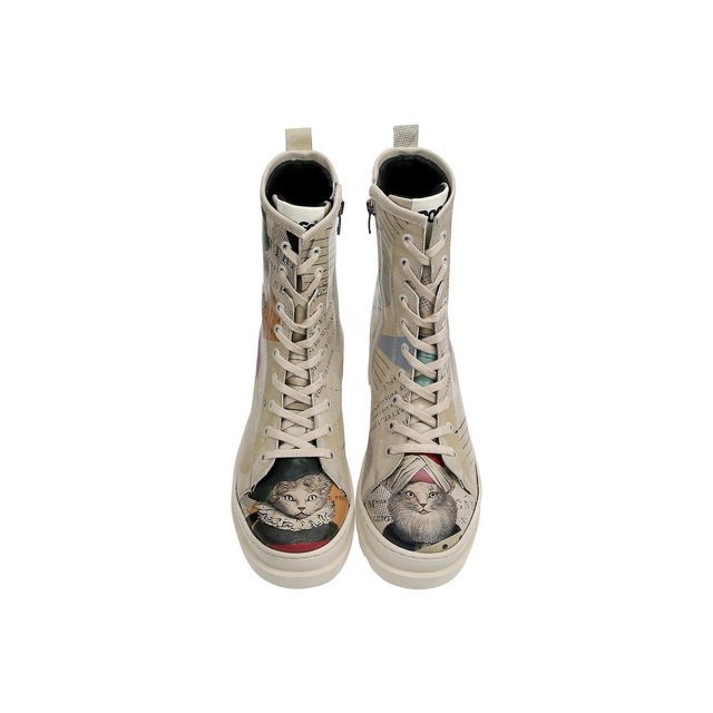 DOGO Stiefelette »Gisele Schnürstiefel Boots Let's Find A Place To Get Lost Damen« Handgefertigt