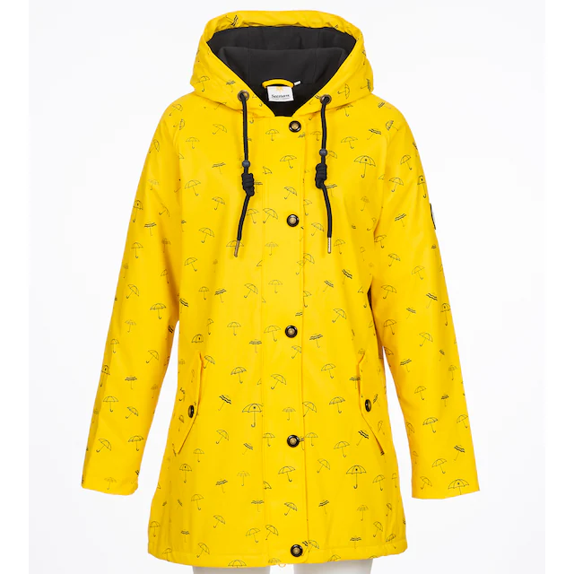 ankerglut Regenjacke »Friesennerz #ankerglutsea Regenmantel, Longjacket« mit Kapuze auch in Großen Größen erhältlich