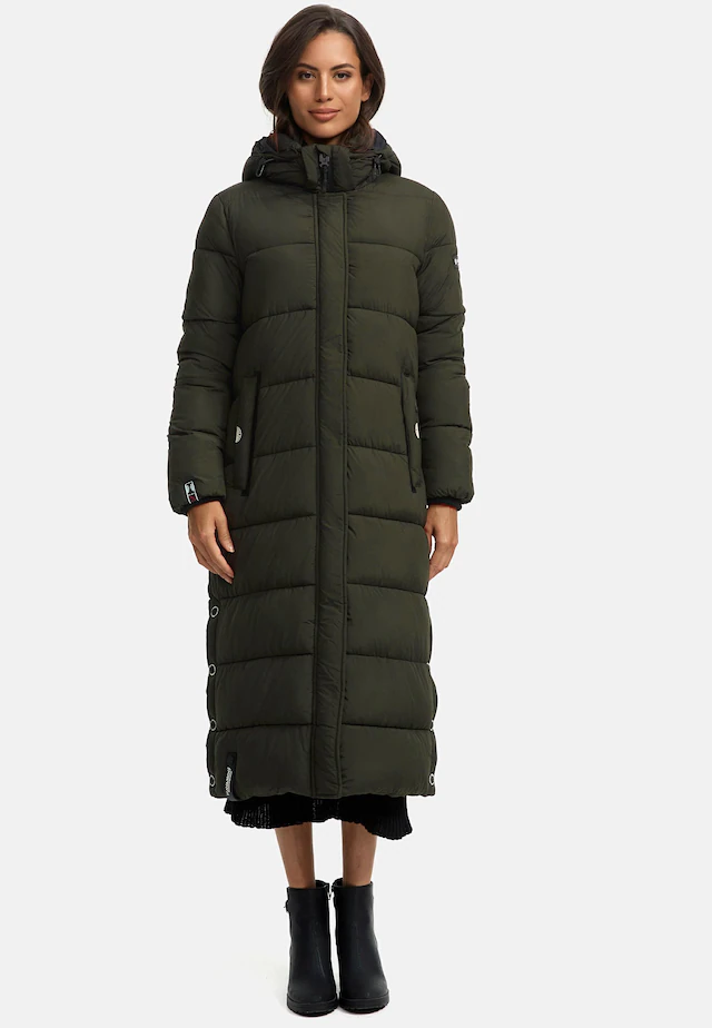 Navahoo Steppmantel »Isalie« zeitloser Wintermantel mit abnehmbarer Kapuze
