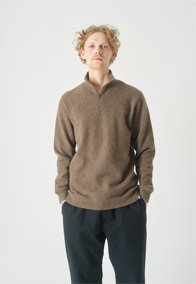 Cleptomanicx Strickpullover »Noitch« mit gebondeter Jersey-Innenseite