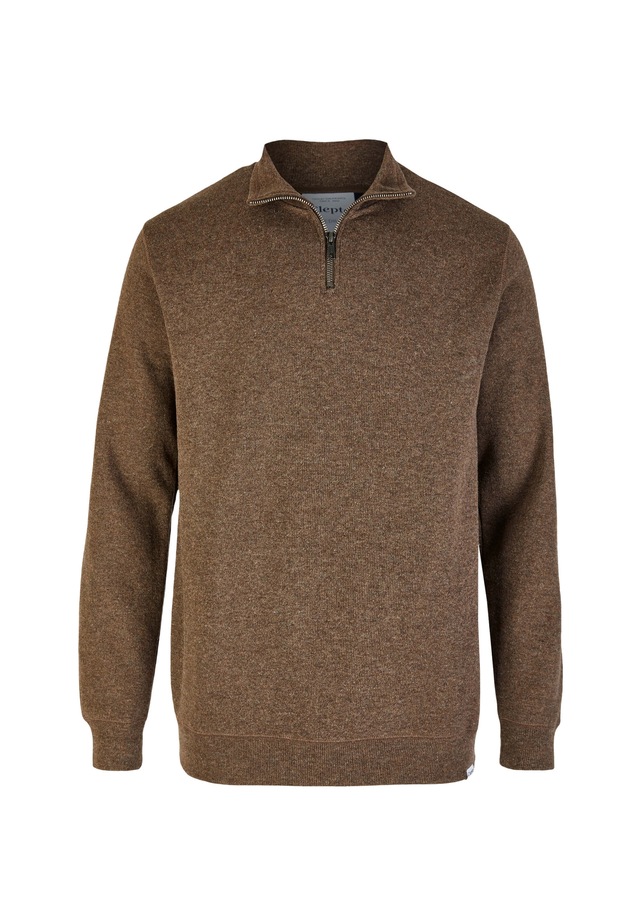 Cleptomanicx Strickpullover »Noitch« mit gebondeter Jersey-Innenseite
