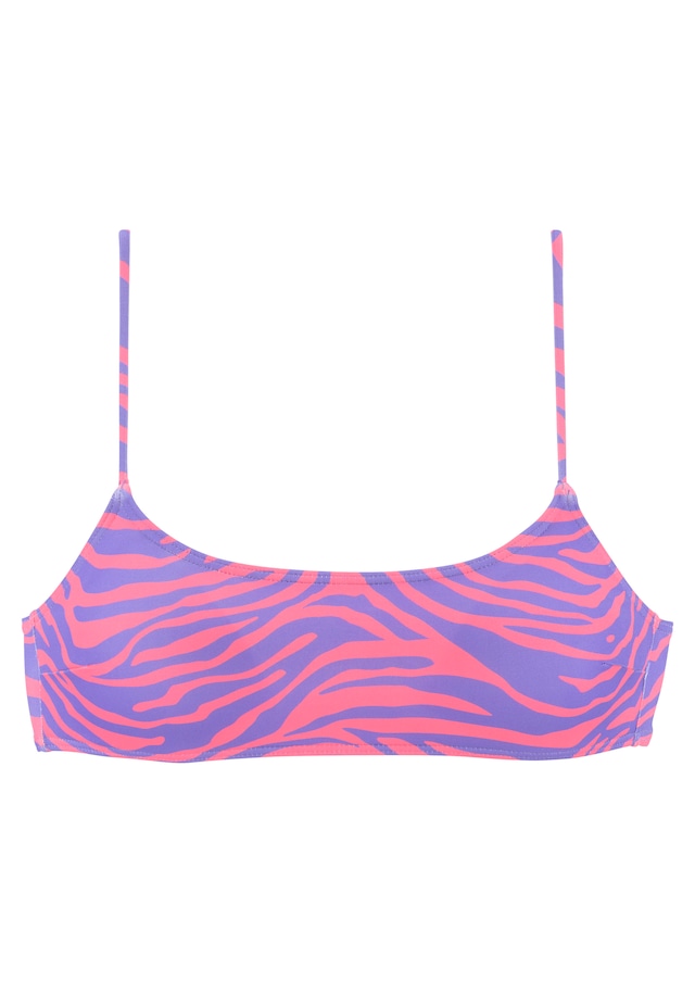 Venice Beach Bustier-Bikini-Top »Fjella« in zweifarbiger Animal-Optik