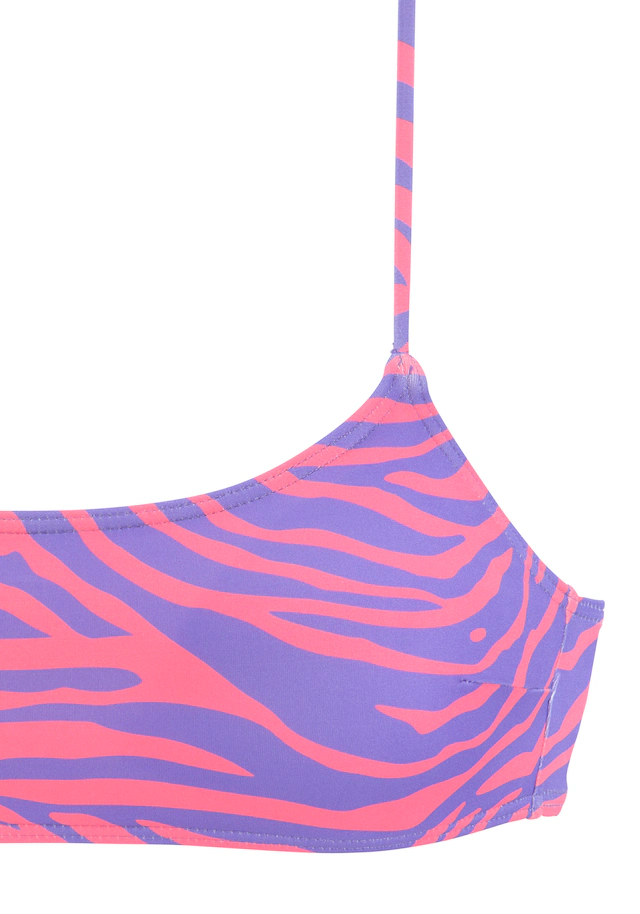 Venice Beach Bustier-Bikini-Top »Fjella« in zweifarbiger Animal-Optik