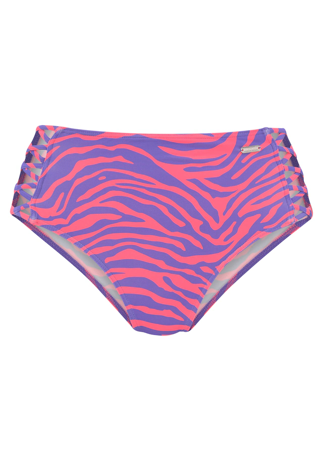 Venice Beach Highwaist-Bikini-Hose »Fjella« mit gekreuzten Bändern