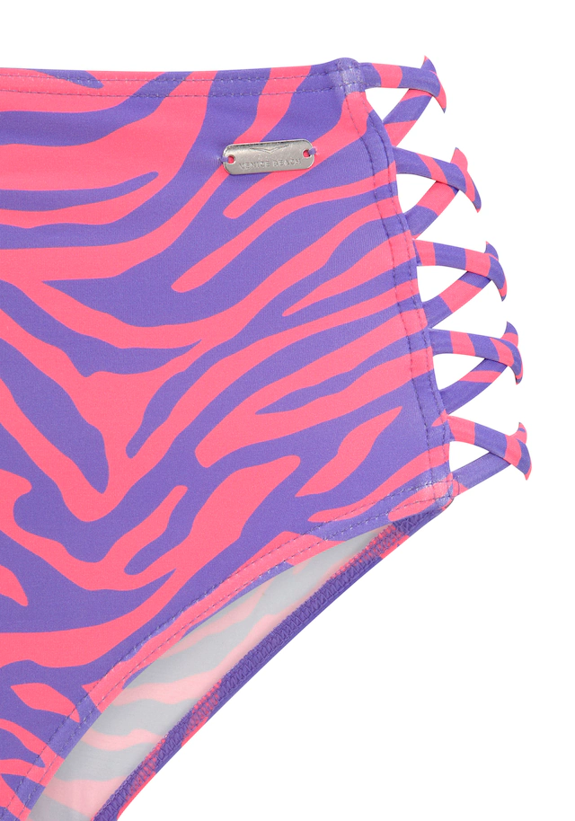 Venice Beach Highwaist-Bikini-Hose »Fjella« mit gekreuzten Bändern