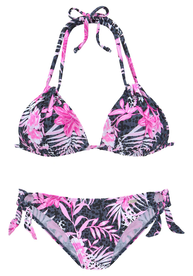 Buffalo Triangel-Bikini im Mustermix