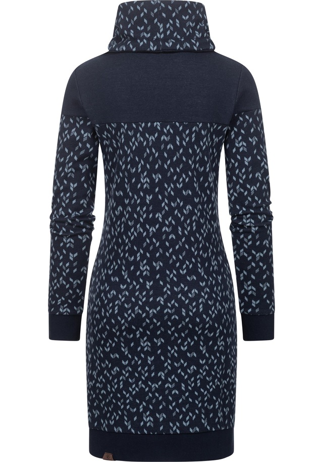 Ragwear Sweatkleid »Chloe Dress« Ohne Taschen stylisches Langarmkleid mit Ethnomuster
