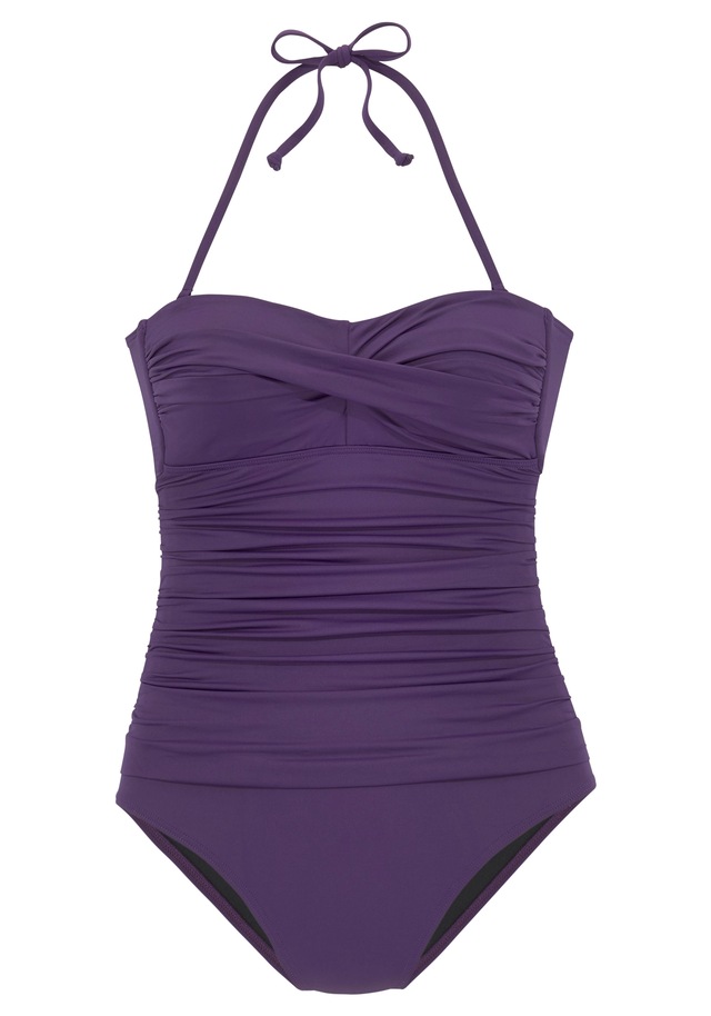 LASCANA Badeanzug in Bandeau-Optik