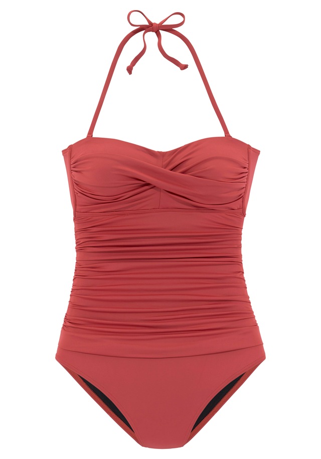 LASCANA Badeanzug in Bandeau-Optik
