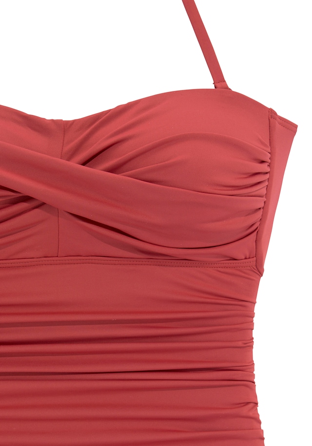 LASCANA Badeanzug in Bandeau-Optik