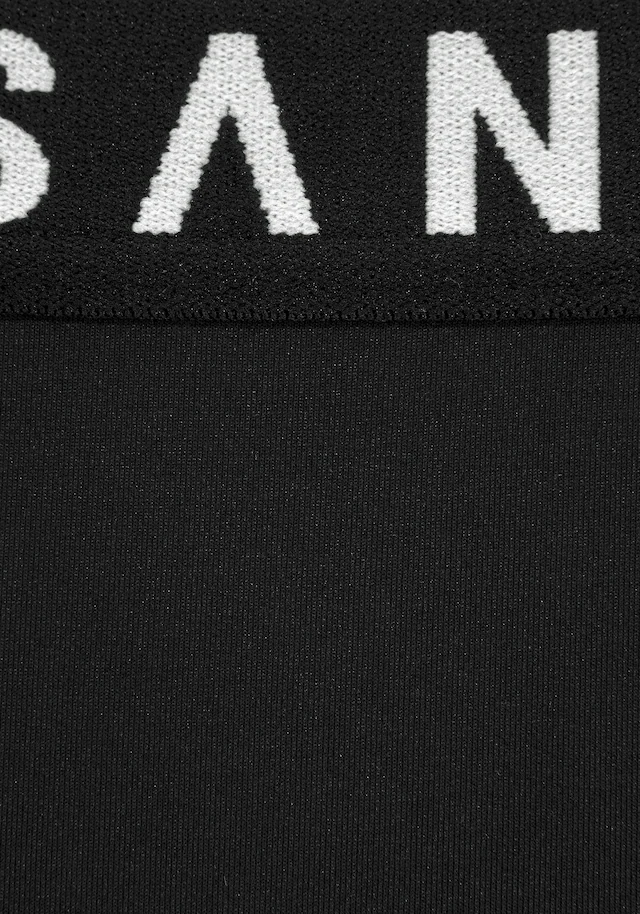 Elbsand Triangel-Bikini mit Markenschriftzügen in Kontrastfarbe