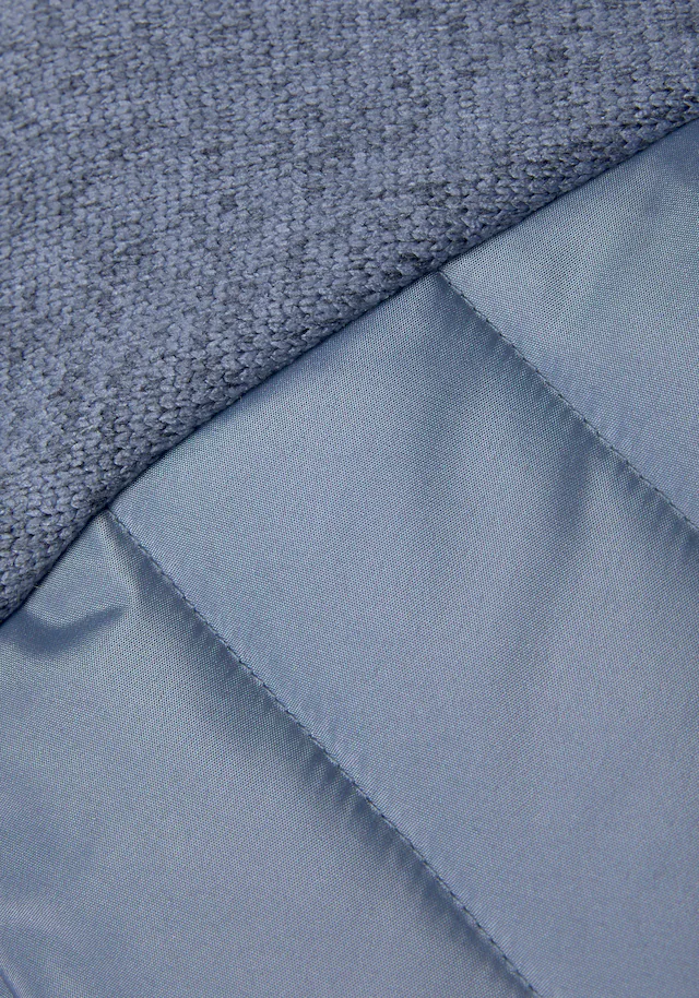 Vivance Steppjacke mit Kapuze mit Strickfleece-Ärmeln