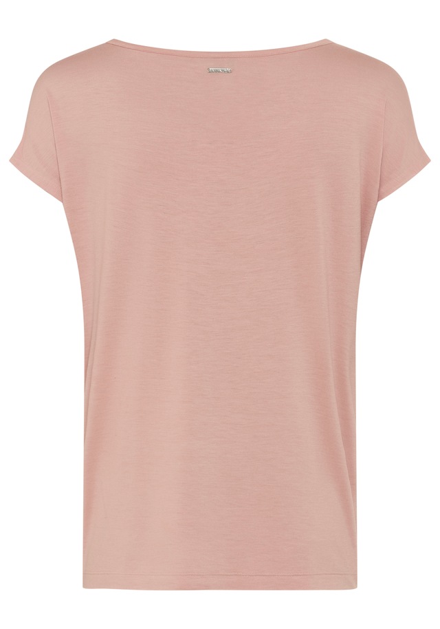Laura Scott Shirtbluse »mit Satin-Vorderteil und hochflexiblen Jersey-Rücken« lockere Passfrom, zeitlos & gut zu kombinieren