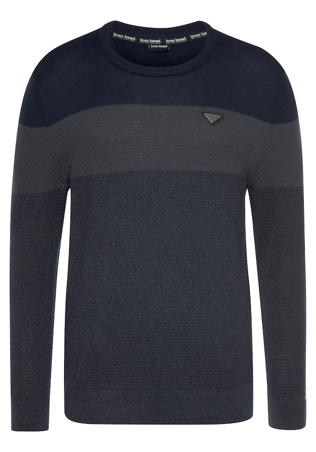 Bruno Banani Strickpullover im modischem Look