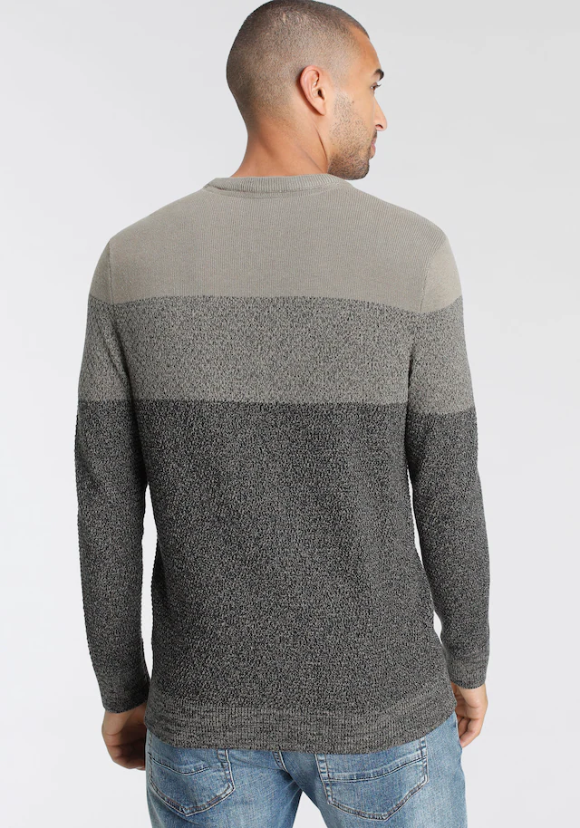 Bruno Banani Strickpullover im modischem Look