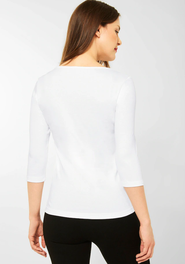 STREET ONE 3/4-Arm-Shirt »Style Pania« mit extra Futter an der Vorderseite