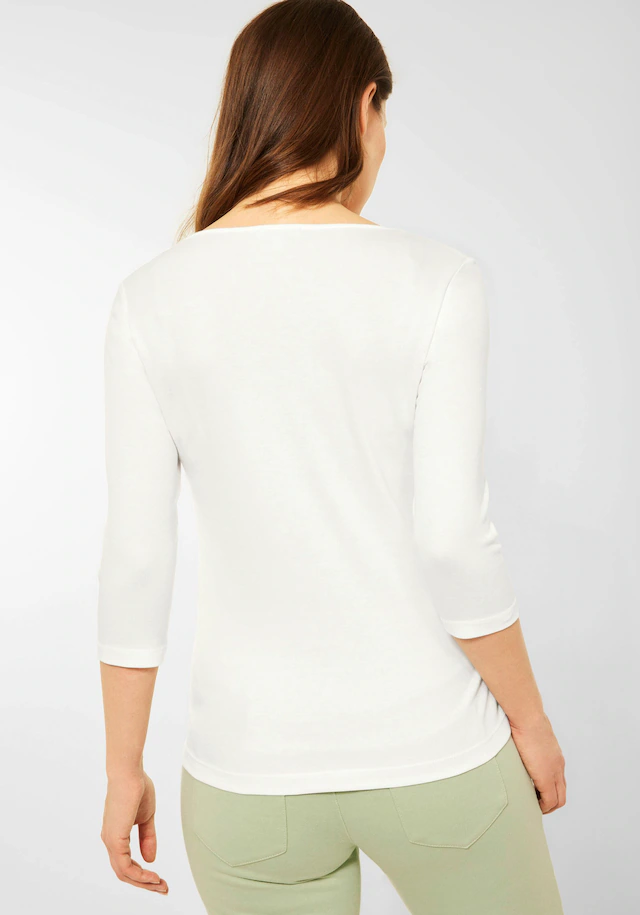 STREET ONE 3/4-Arm-Shirt »Style Pania« mit extra Futter an der Vorderseite