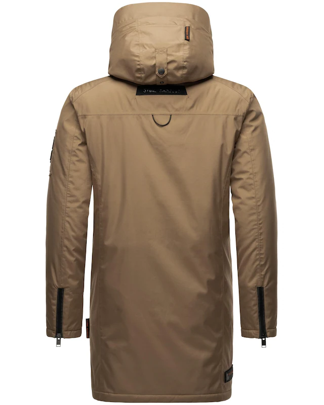 Stone Harbour Wintermantel »Ragaan« modischer Herren Winterparka mit Teddyfell Futter
