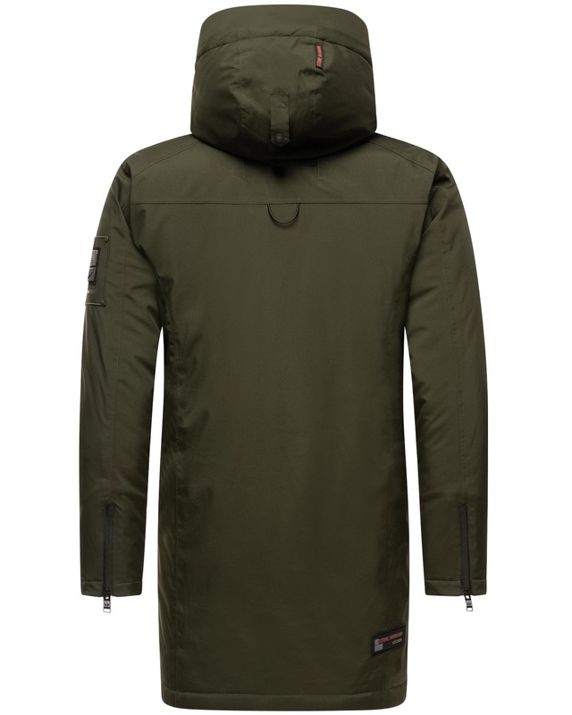 Stone Harbour Wintermantel »Ragaan« modischer Herren Winterparka mit Teddyfell Futter