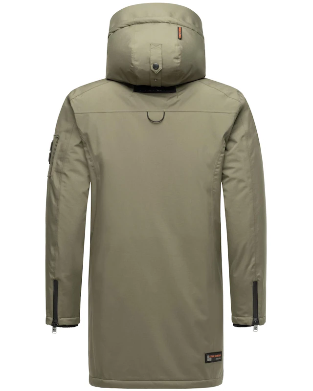 Stone Harbour Wintermantel »Ragaan« modischer Herren Winterparka mit Teddyfell Futter